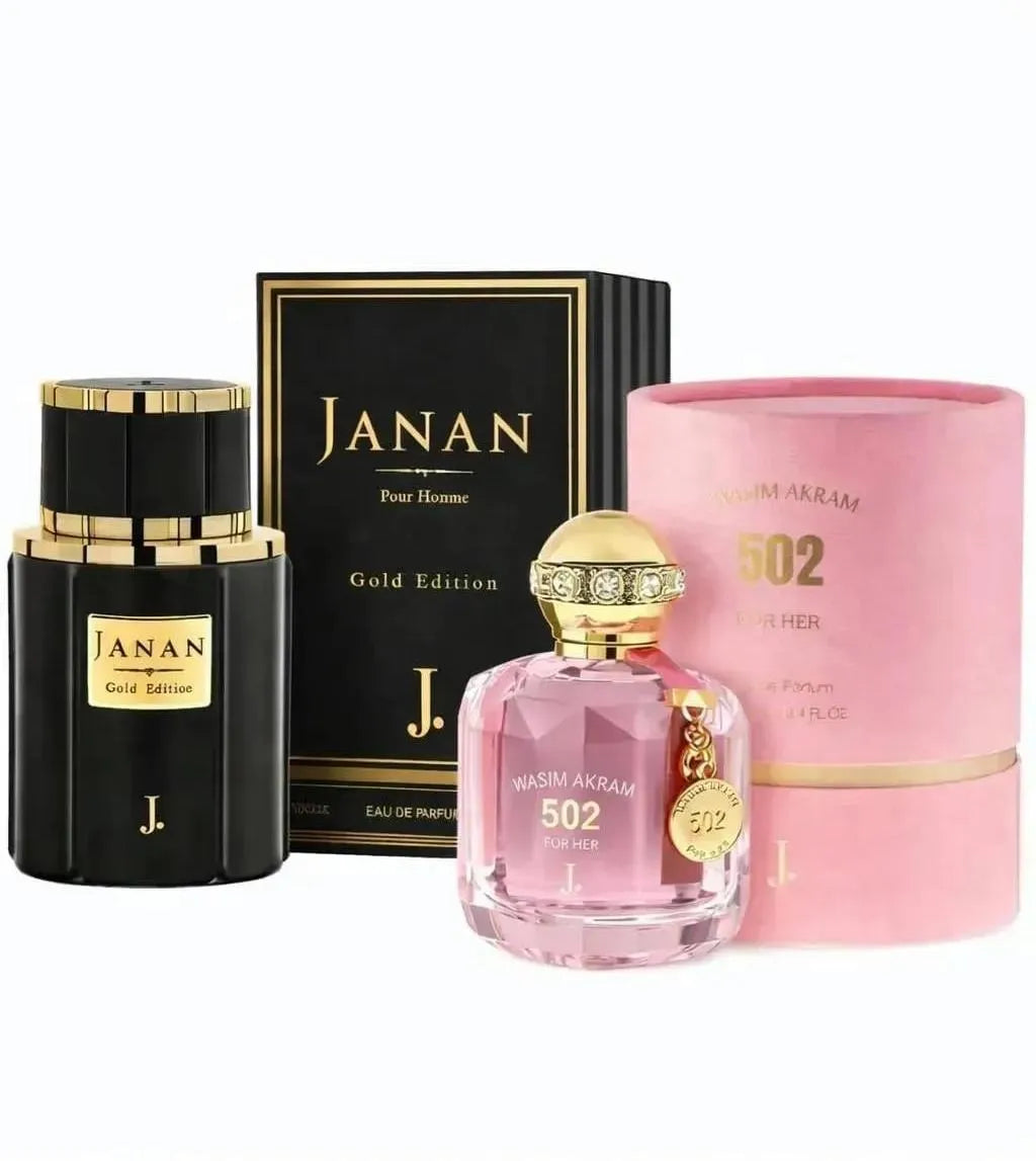 Janan Gold Edition 502 Unisex Perfume Set 2 Ml