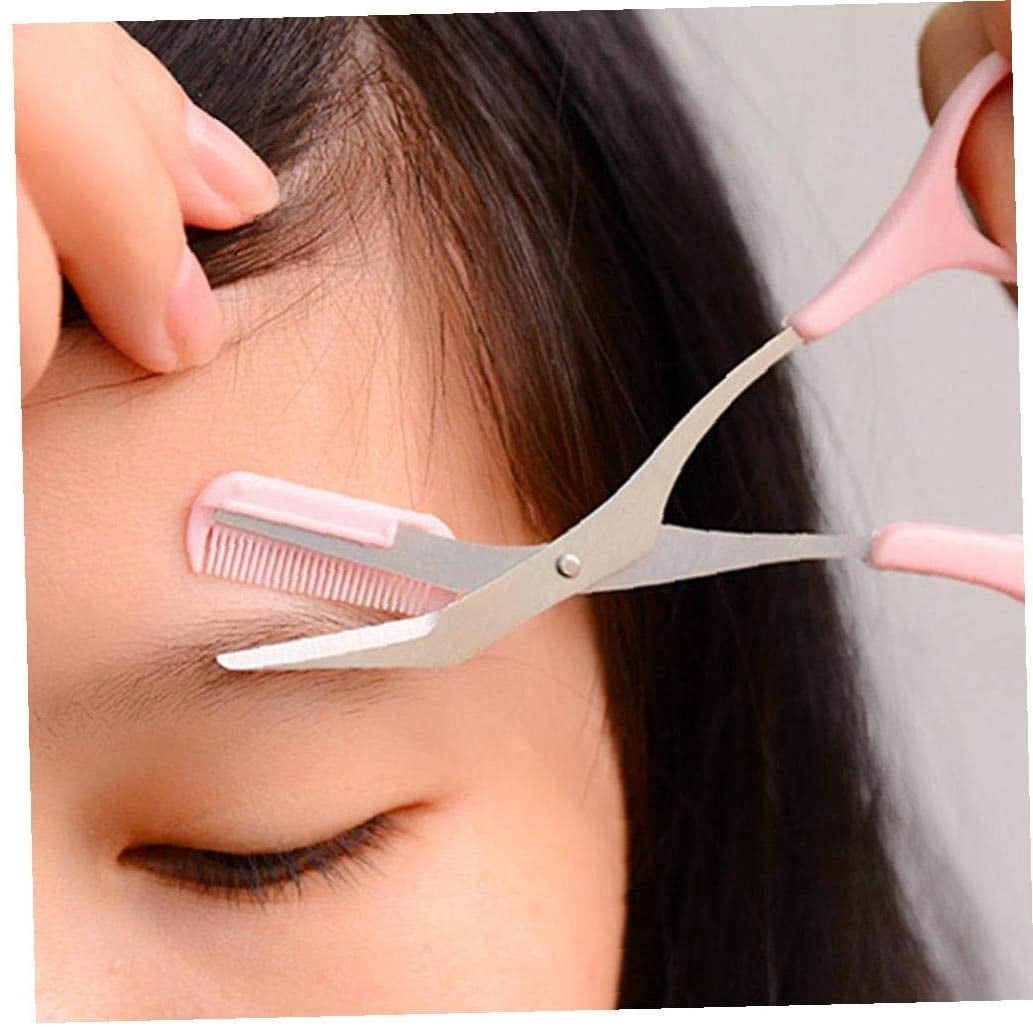 Eyebrow scissors with eyebrow comb