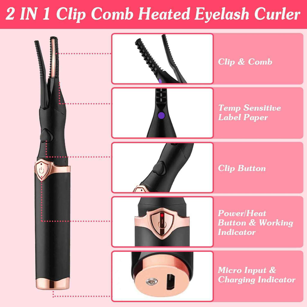 Rechargeable Heated Eyelash Curler