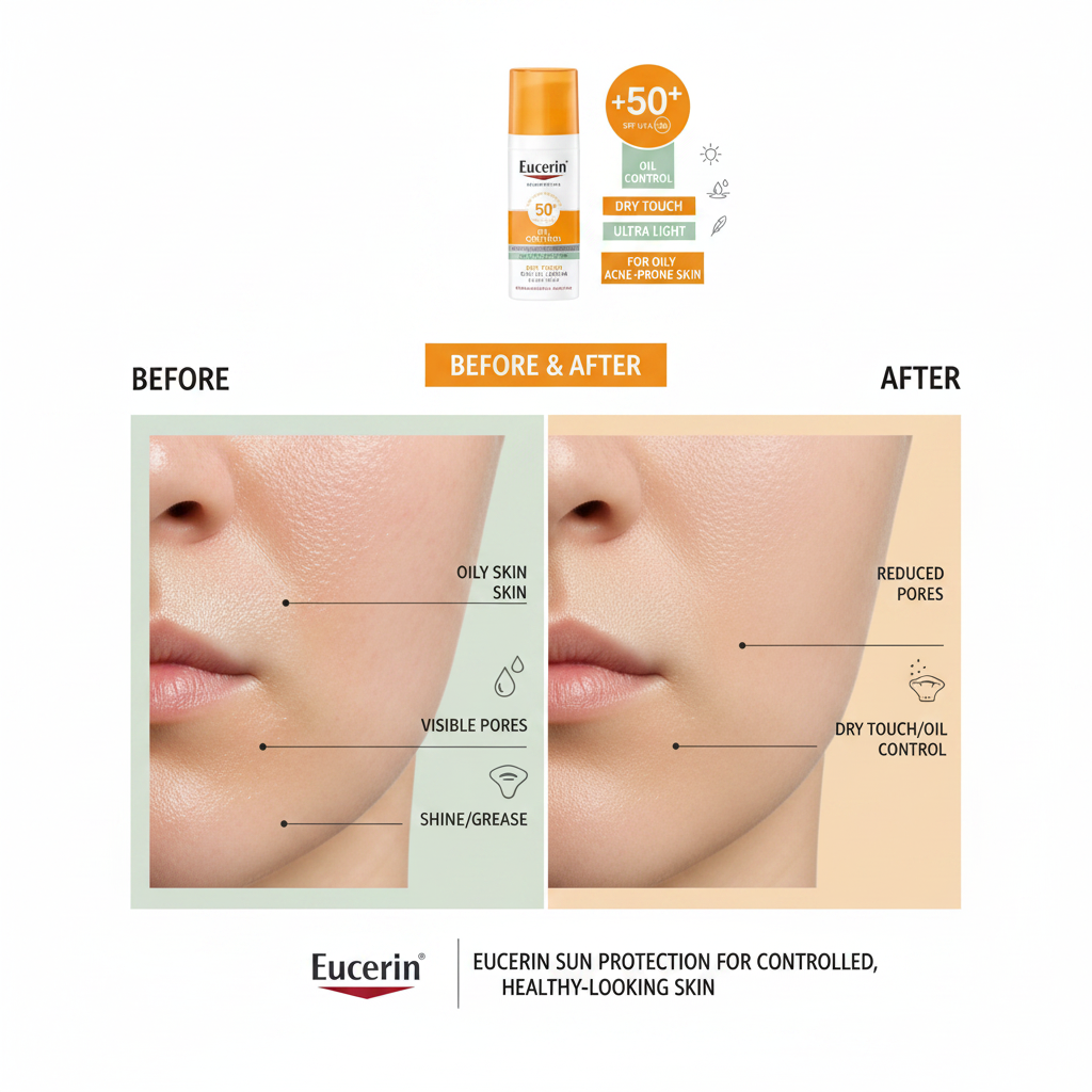 Eucerin Oil Control SPF 50+ Sun Gel-Cream