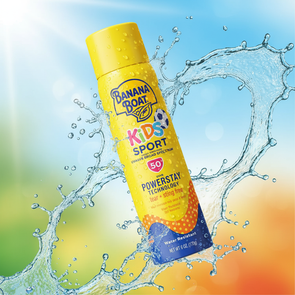 Banana Boat Kids Sport SPF 50+ Sunscreen Lotion Spray