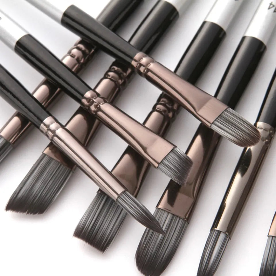 24-Piece Professional Artist Paint Brush Set.