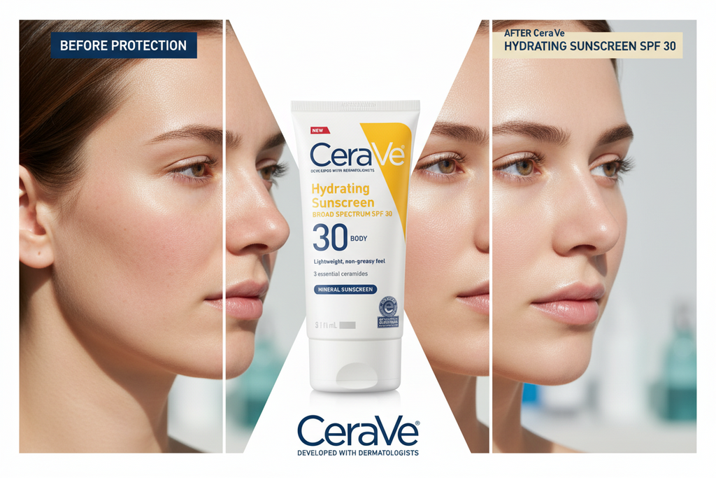 CeraVe Hydrating Sunscreen Face Lotion SPF 30