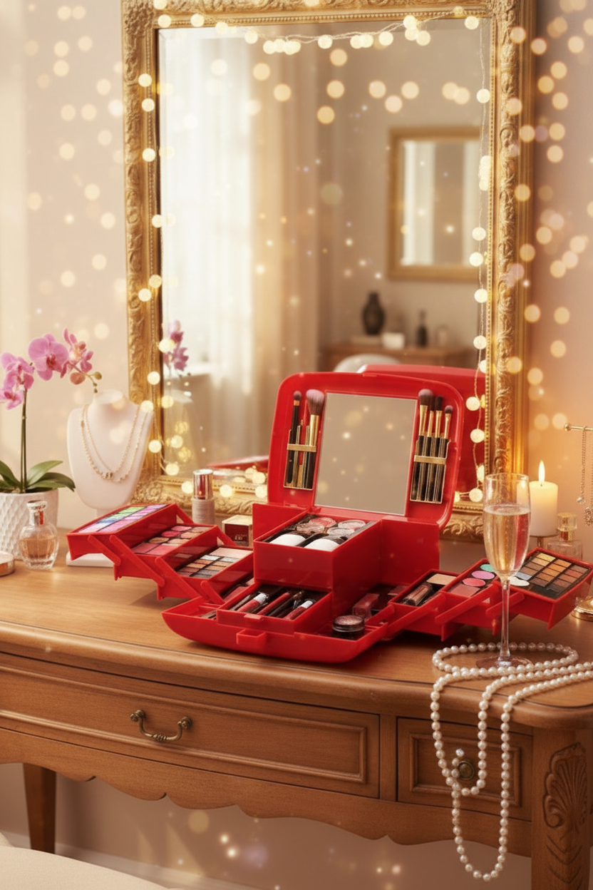 Classic Deluxe Vanity Case Make-Up Kit