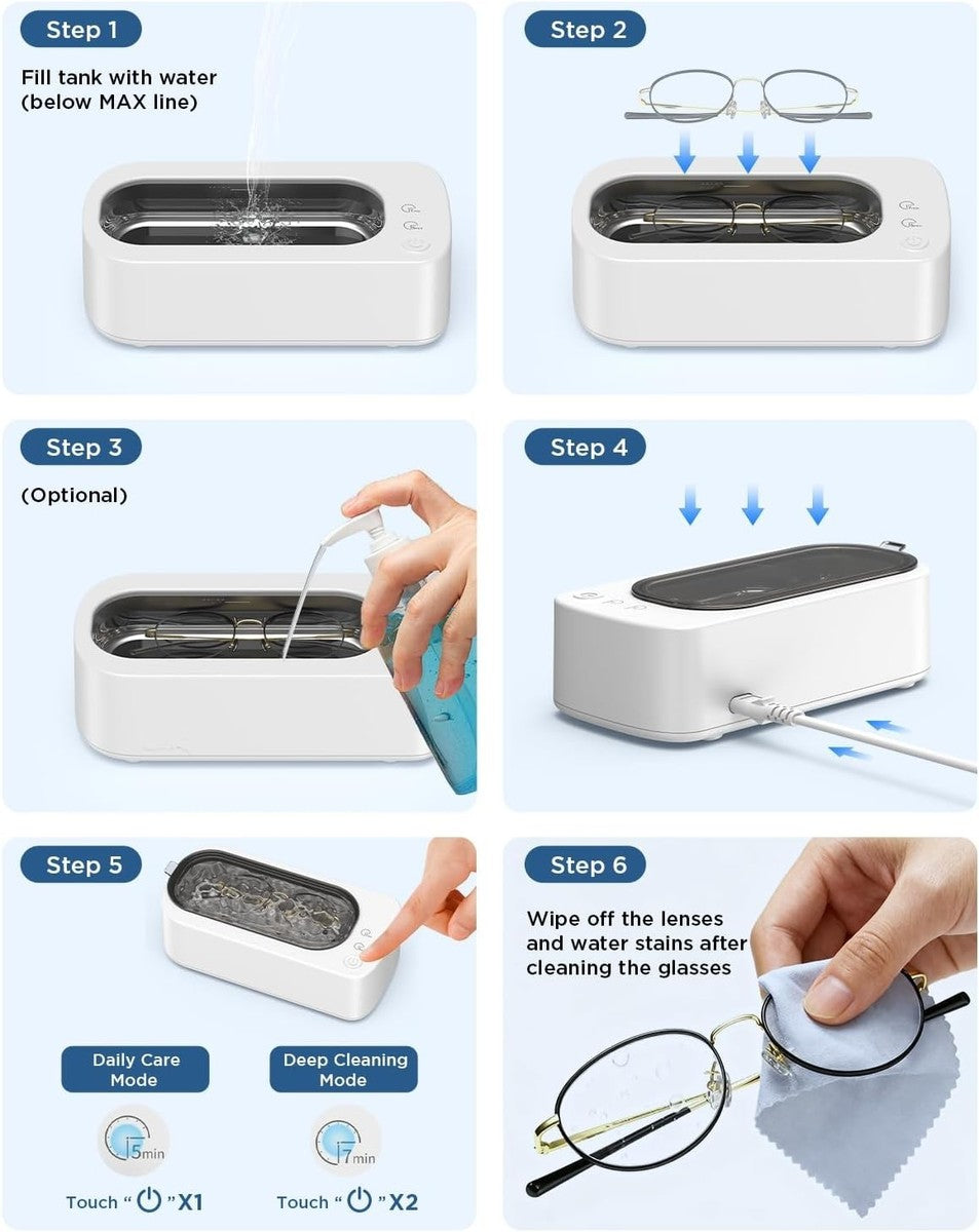 Ultrasonic Glasses Cleane