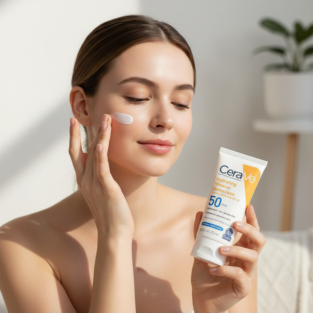 CeraVe Hydrating Mineral Sunscreen SPF 50